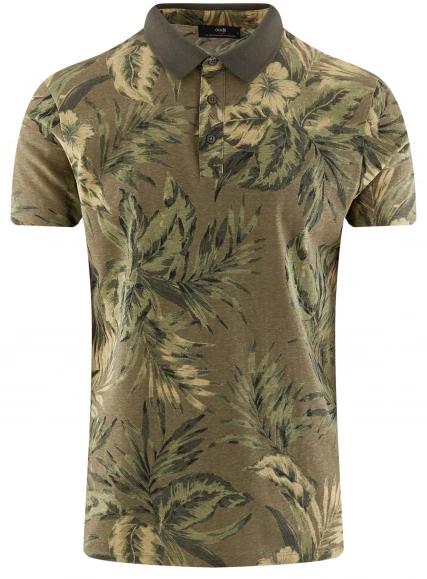 Frogging Print Polo