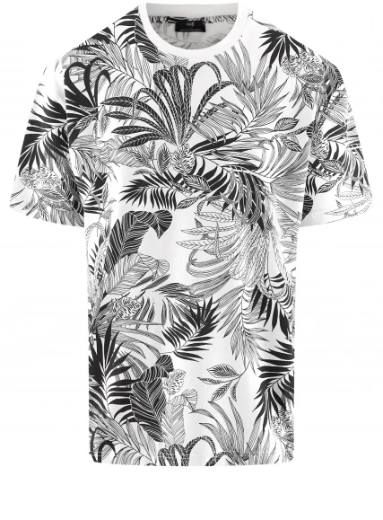 Printed cotton T-shirt-1229F