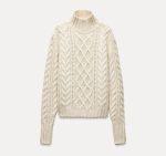 CABLE KNIT SWEATER