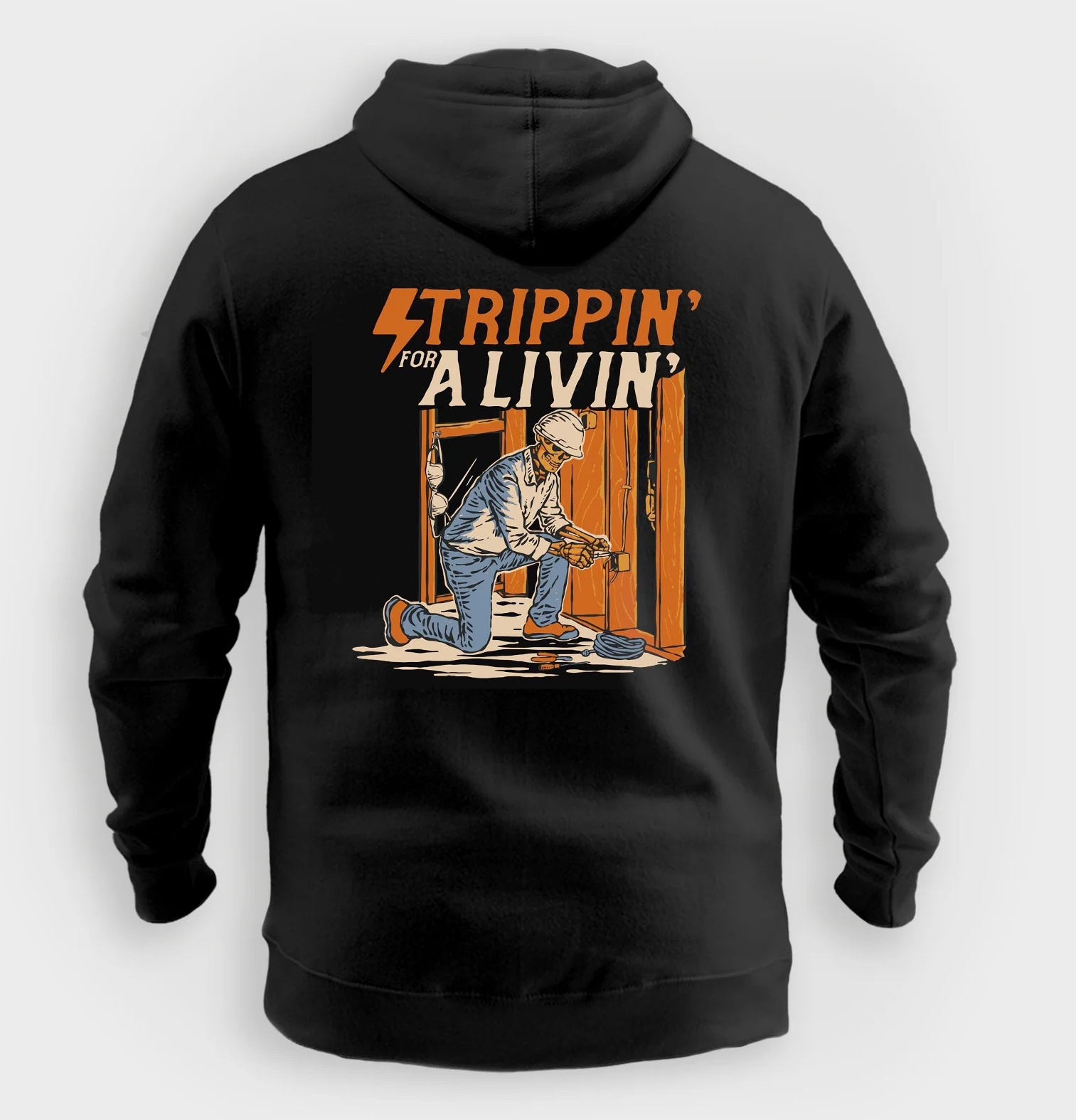 Fleece Hoody Jacket - BLACK - B