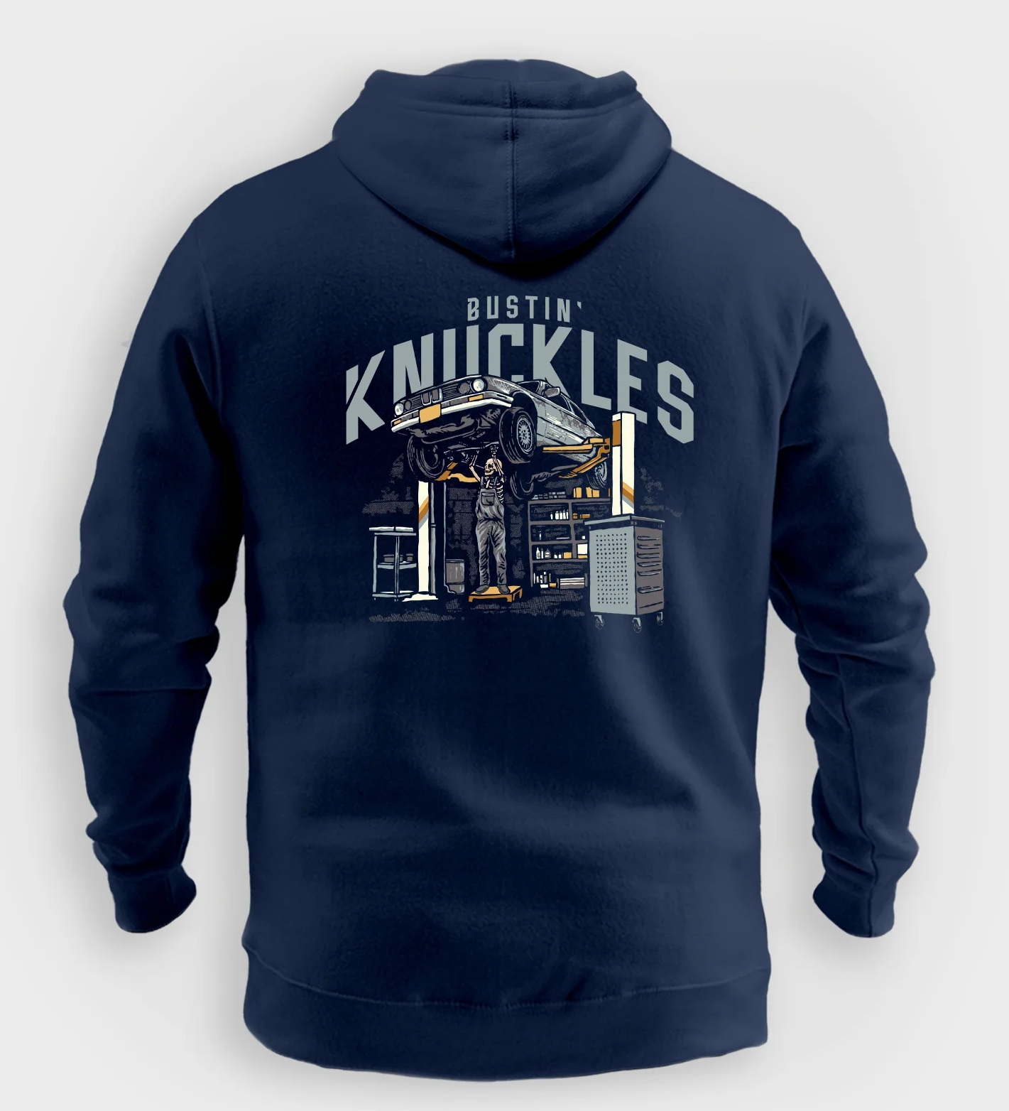 Fleece Hoody Jacket - NAVY - B