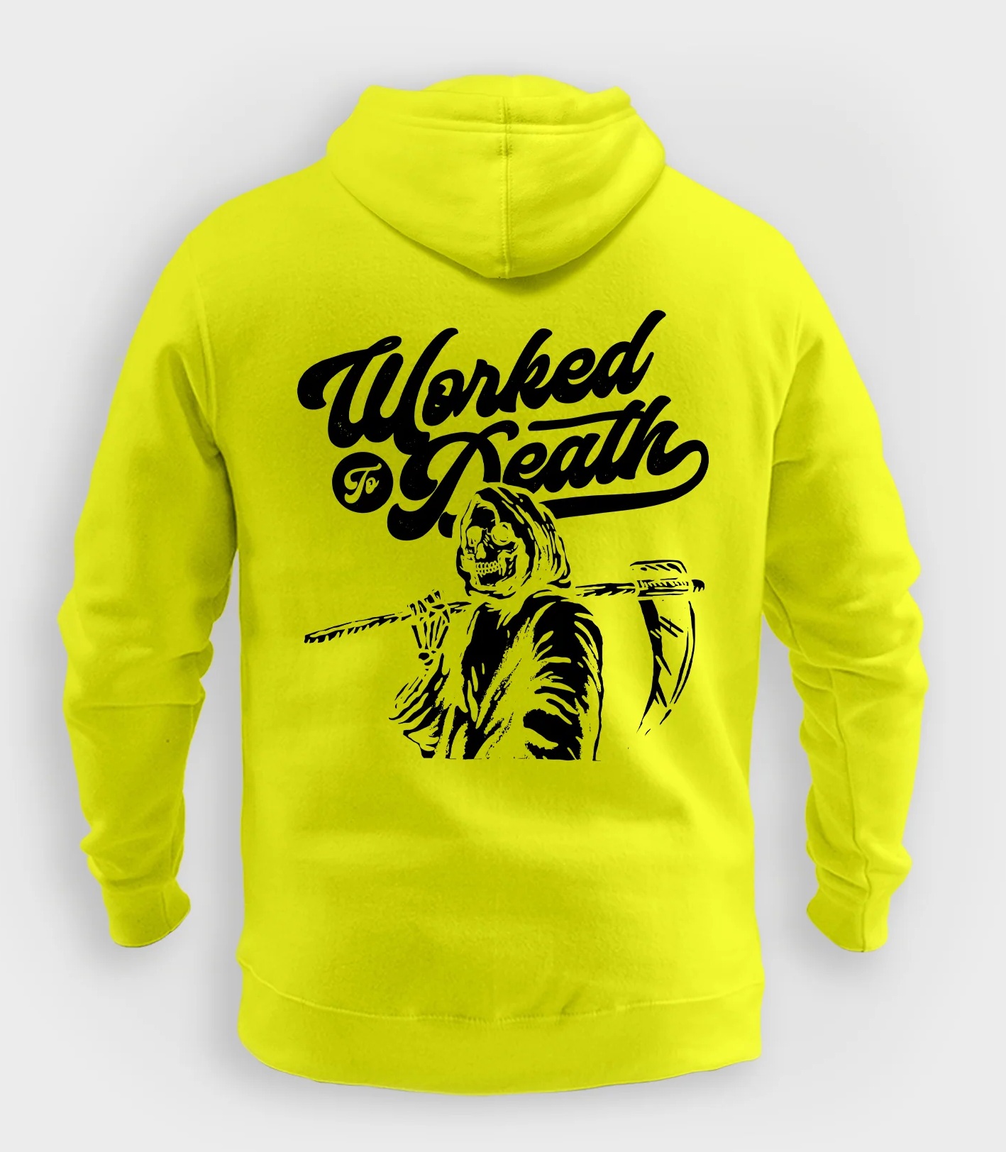 Fleece Hoody Jacket - YELLOW - B