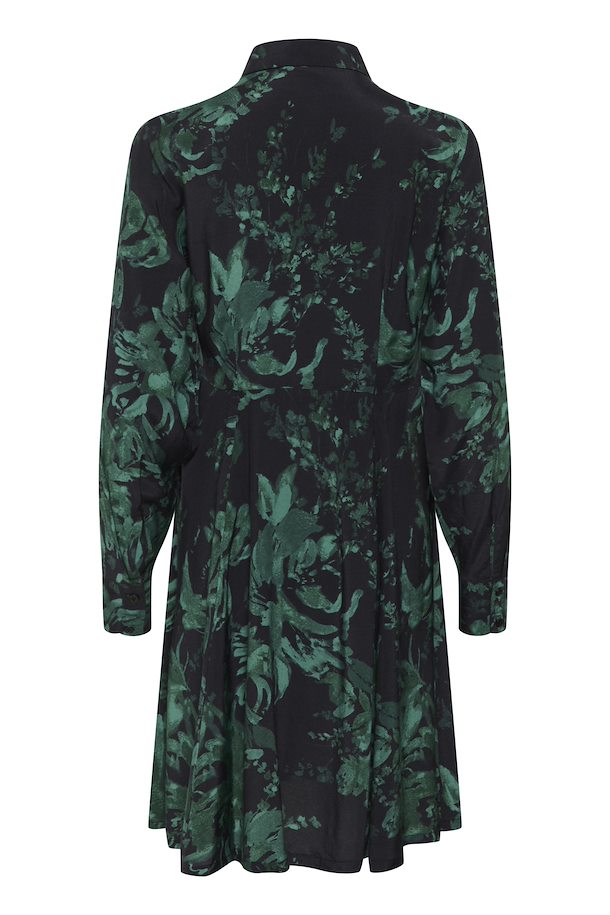 black-green-painted-flower-ZAR-304 B