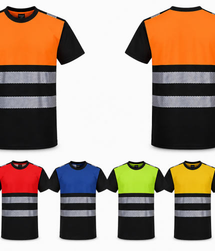 ZAR-303: Hi-Vis Cotton Comfort Class 1 T-Shirt S/S